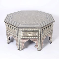 Moorish Style Inlaid Coffee Table