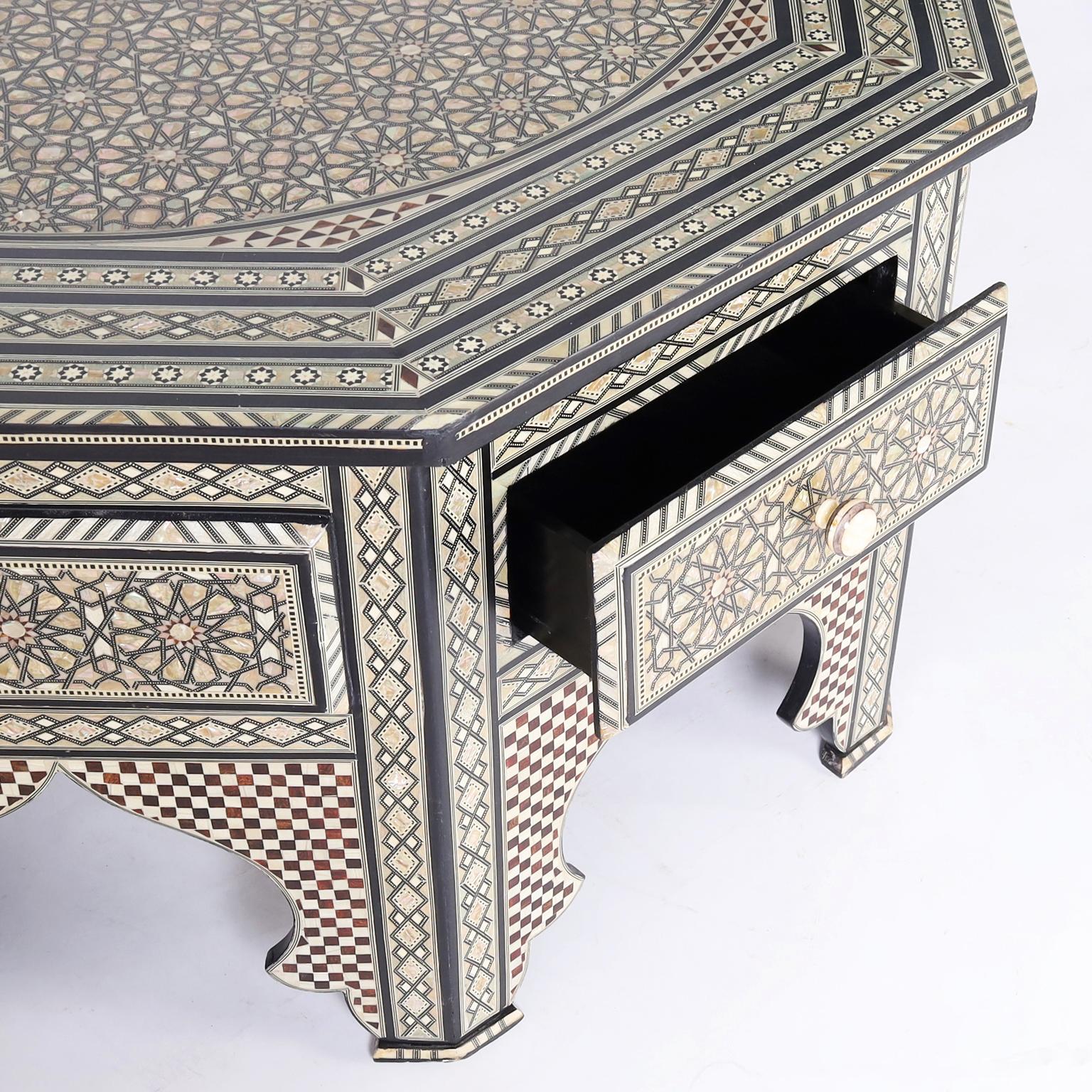 20th Century Moorish Style Inlaid Coffee Table