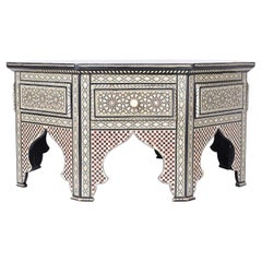Moorish Style Inlaid Coffee Table