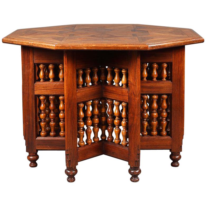 Moorish Style Octagonal Table For Sale