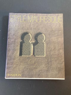 Livre à couverture rigide de style mauresque français, style mauresque