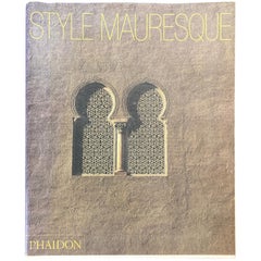 Livre à couverture rigide de style mauresque français, style mauresque