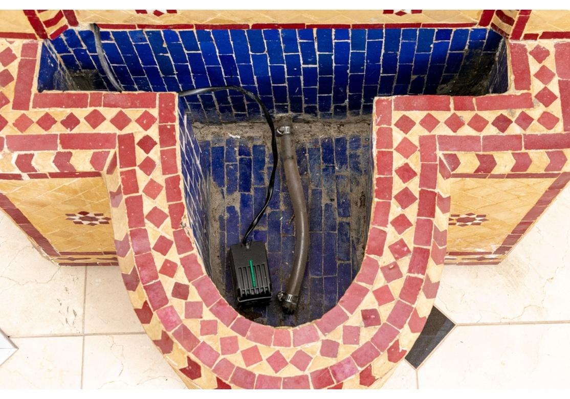Moorish Style Tiled Fountain For Sale 4