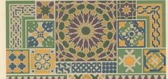 Moorish Tile Patterns – Islamic Geometric Motifs, Plate XXIX, circa 1890