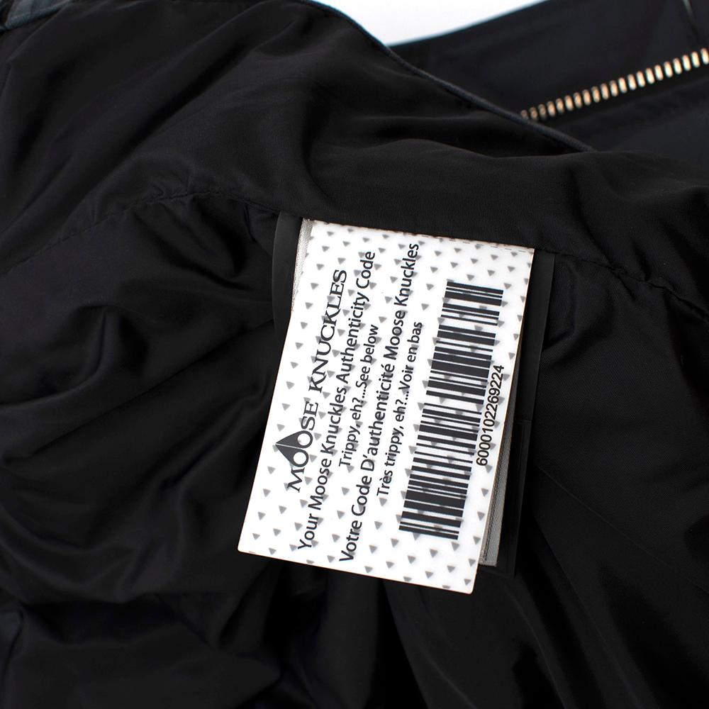 Black Moose Knuckles 3Q Padded Puffer Jacket M