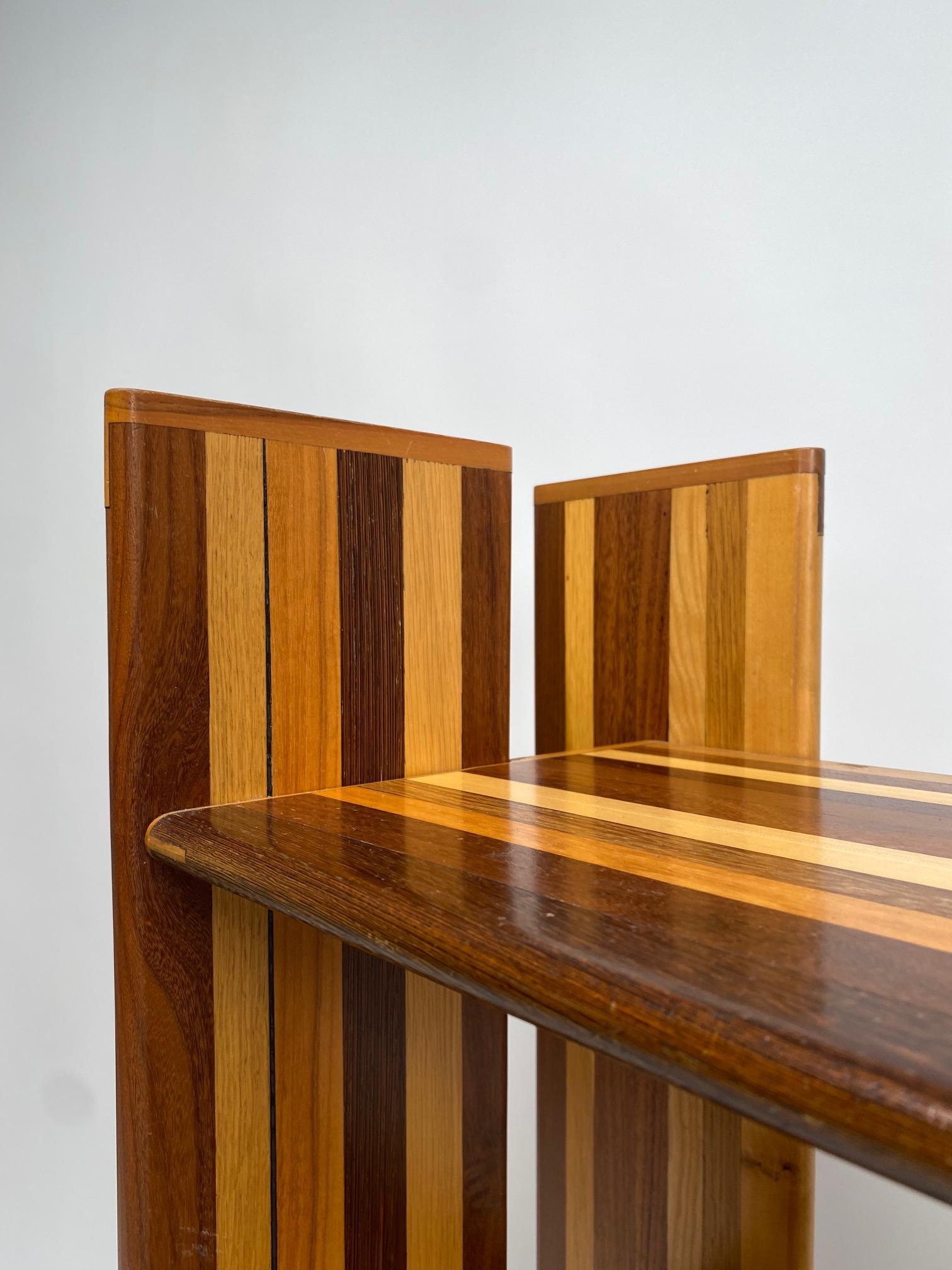 Late 20th Century MOP Modular Bookcase by AFRA & TOBIA SCARPA, Molteni, Italy 1974 For Sale