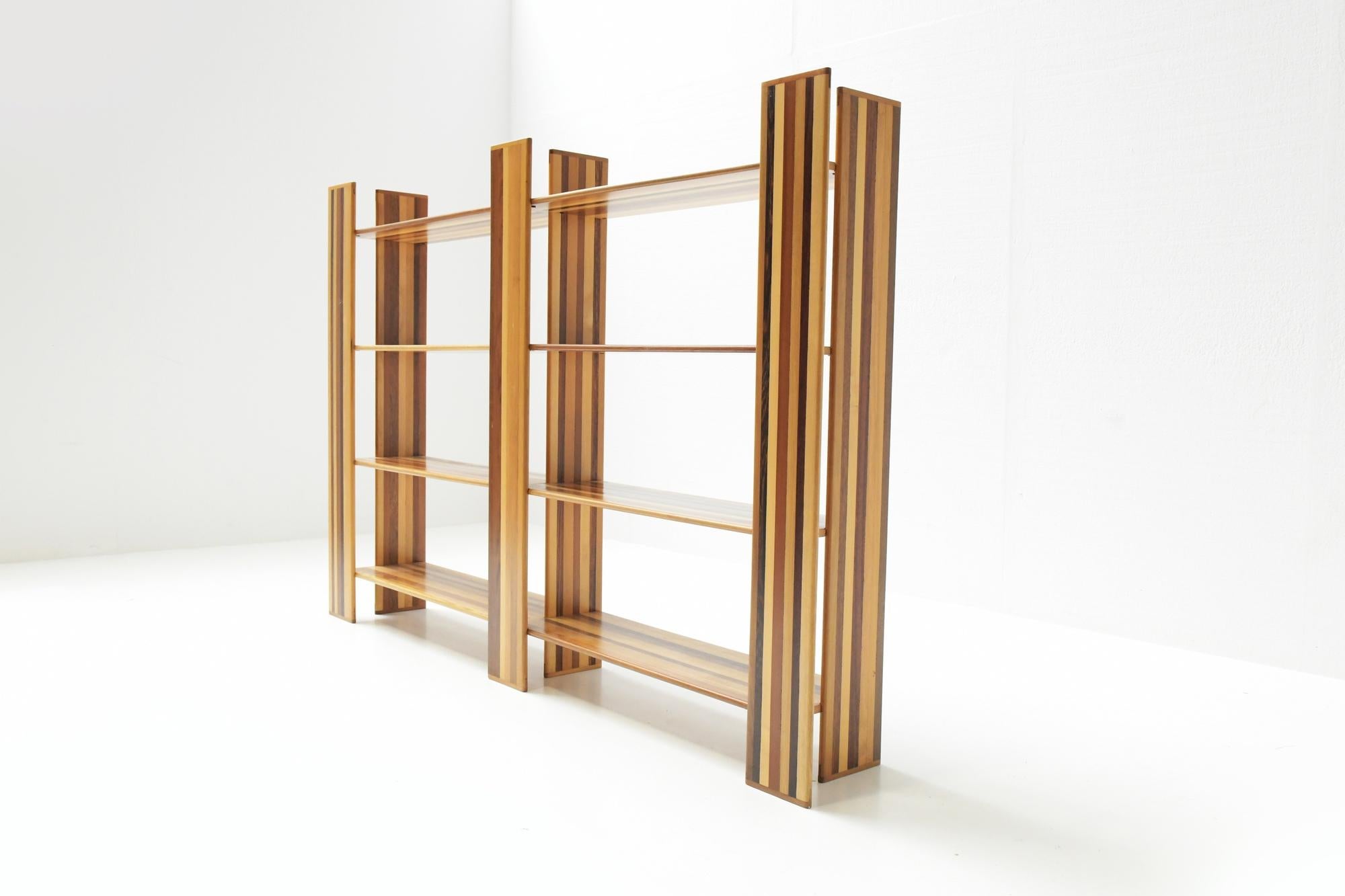 modular oak bookcase