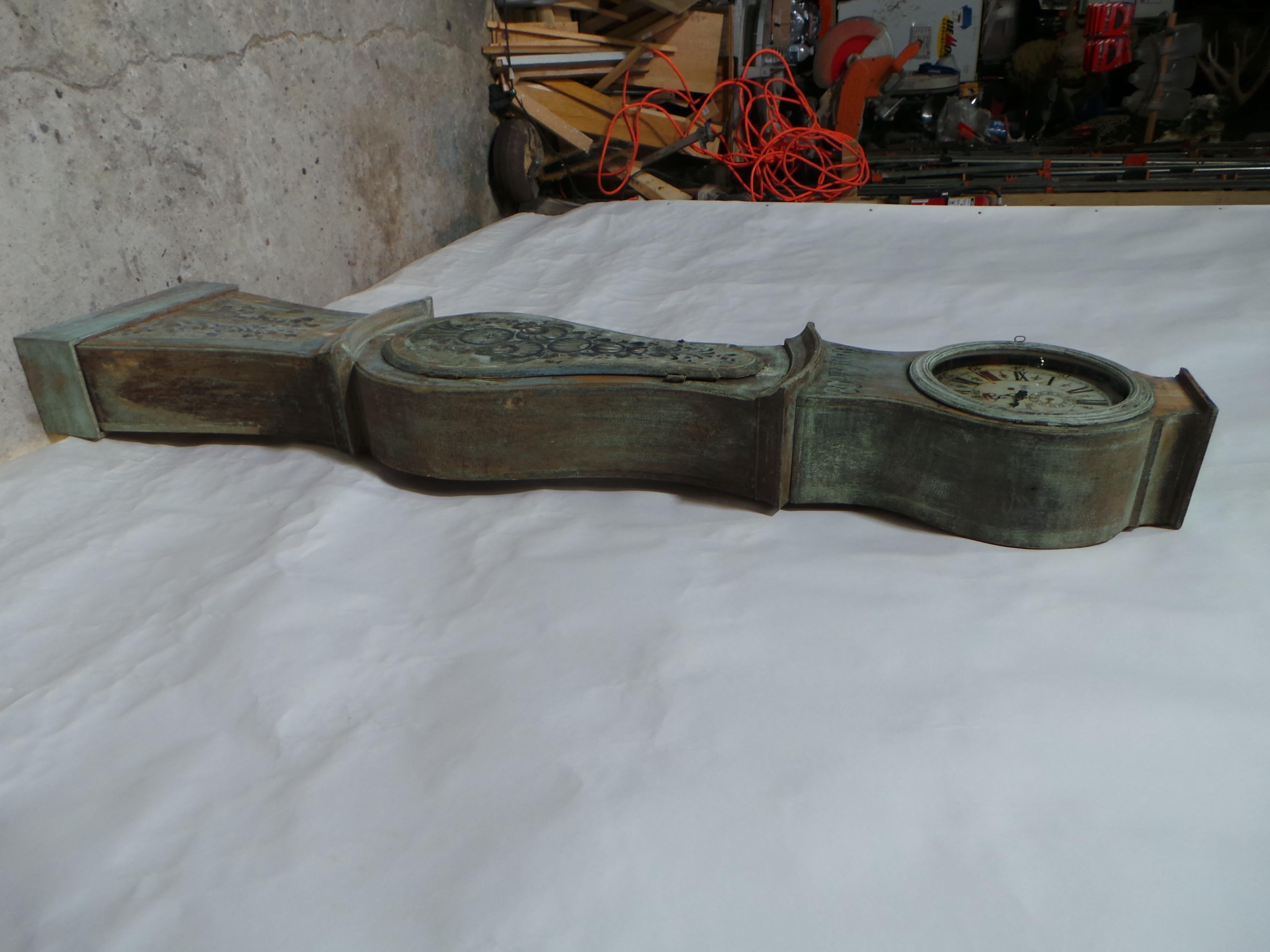Mora Clock Swedish 100% Original Paint RARE For Sale 4