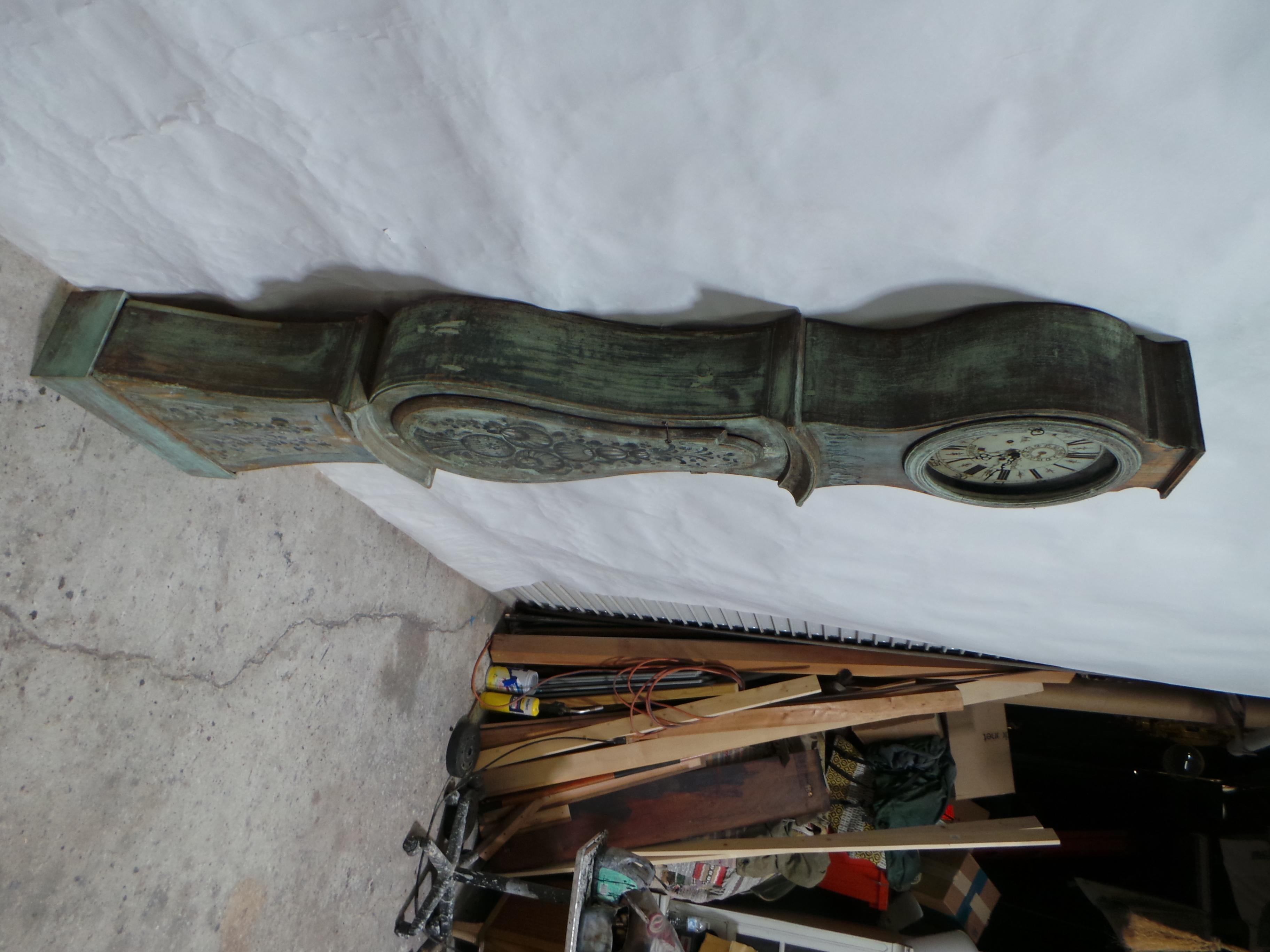 Mora Clock Swedish 100% Original Paint RARE For Sale 5