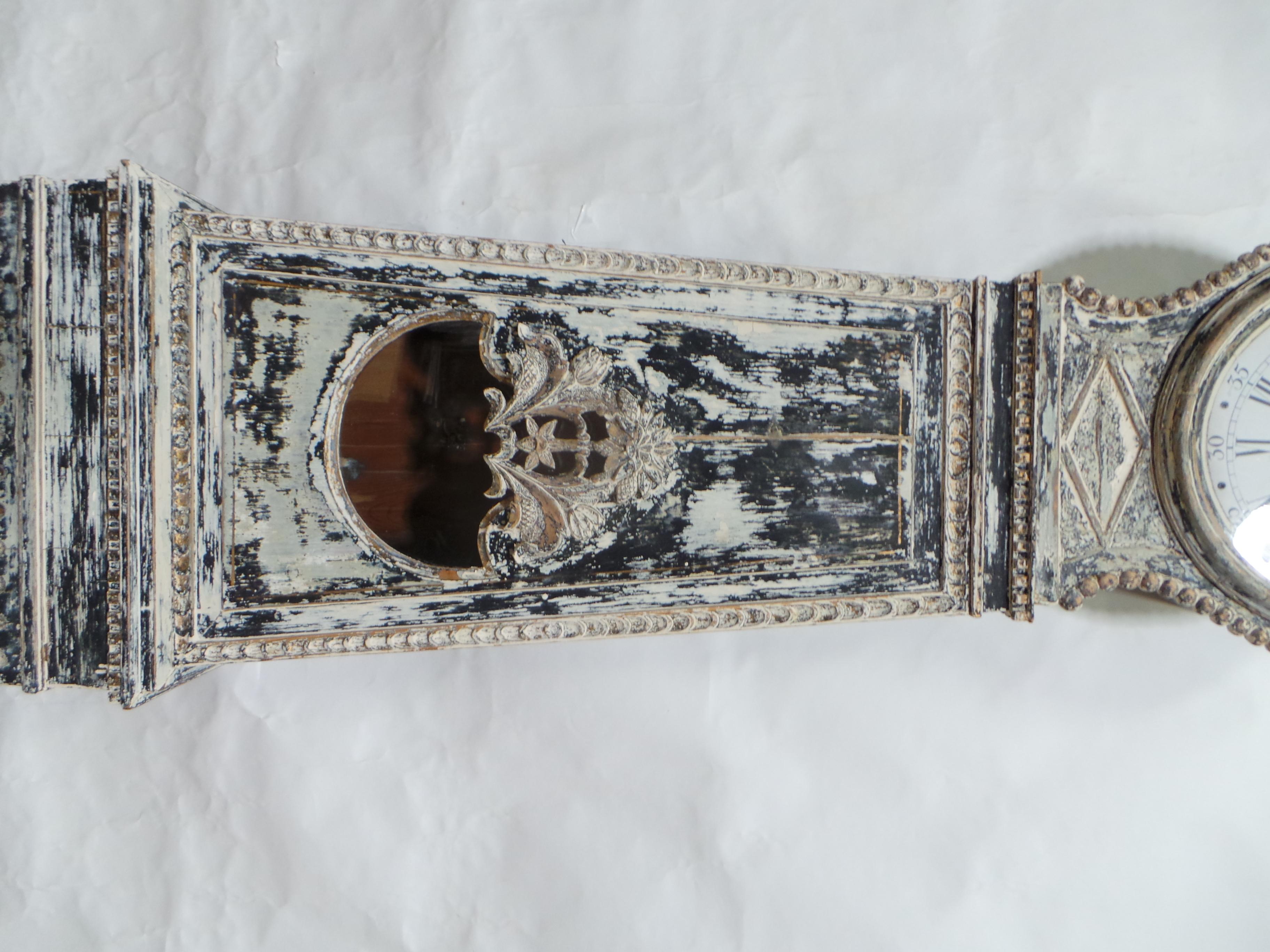 Country Mora Clock Swedish 100% Original Paint RARE For Sale