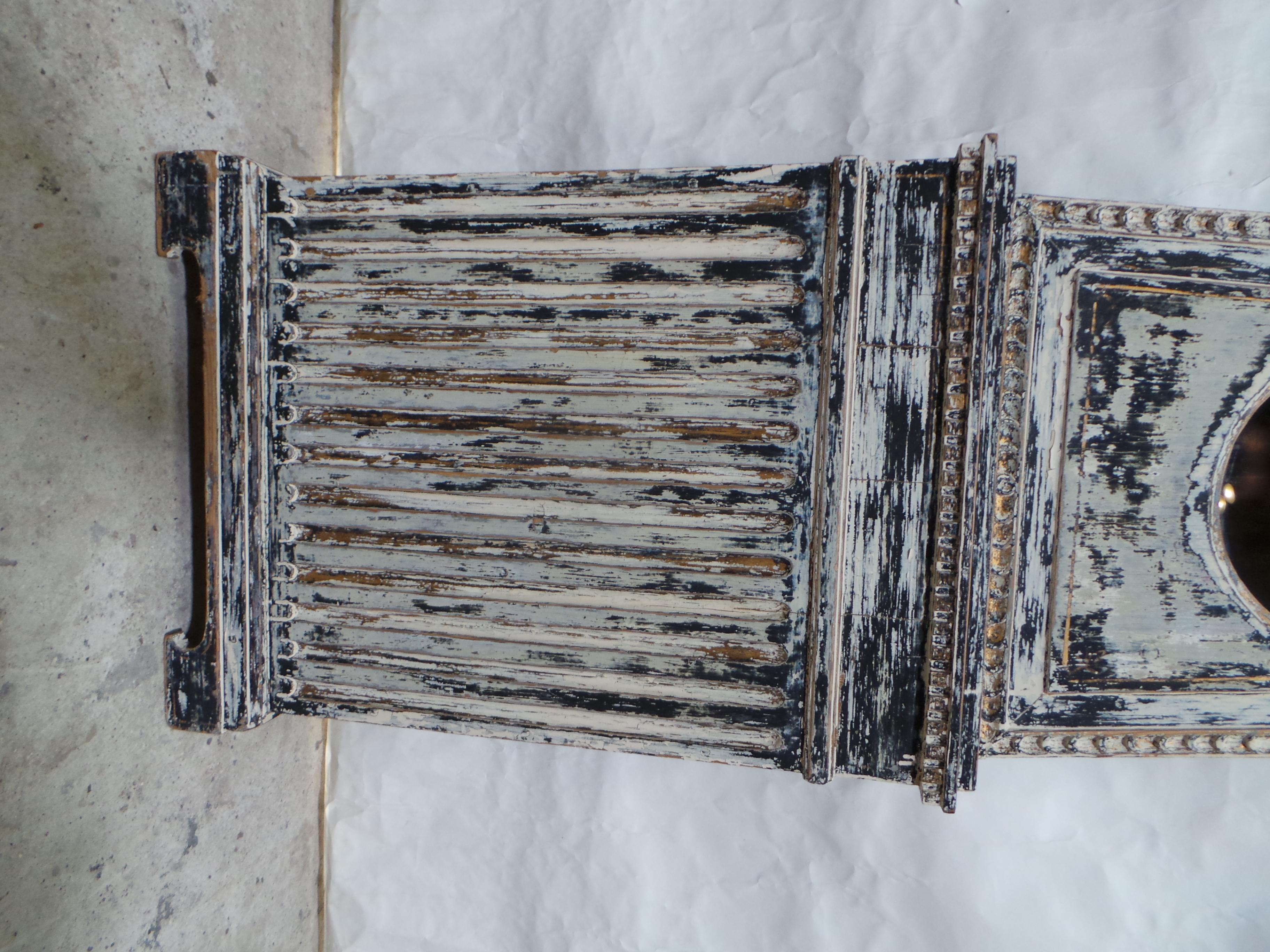 Early 19th Century Mora Clock Swedish 100% Original Paint RARE For Sale