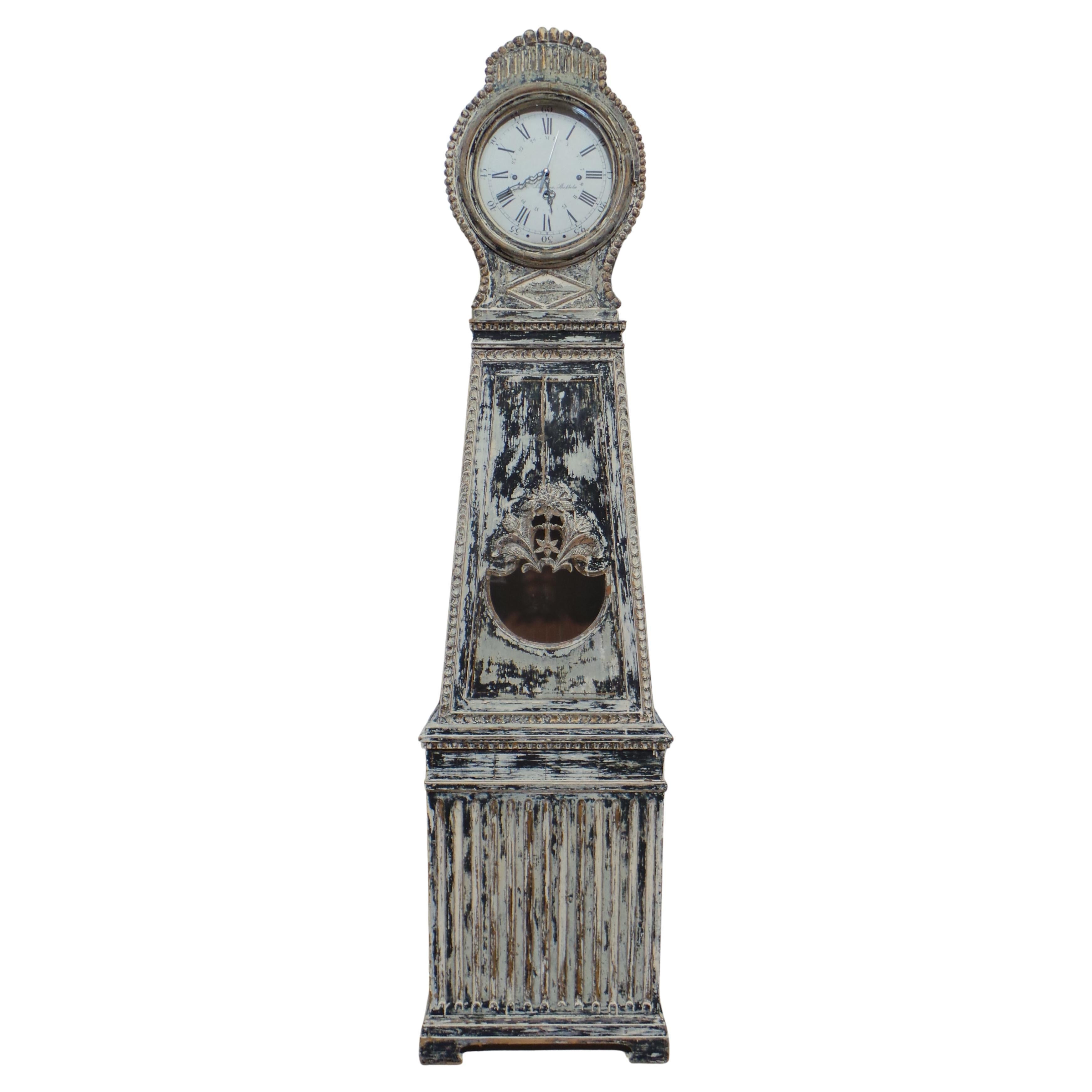 Horloge Mora suédoise peinture 100 % originale RARE