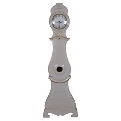 Mora Clocks Sueco 1800s Antiguo blanco 205cm alto Corona