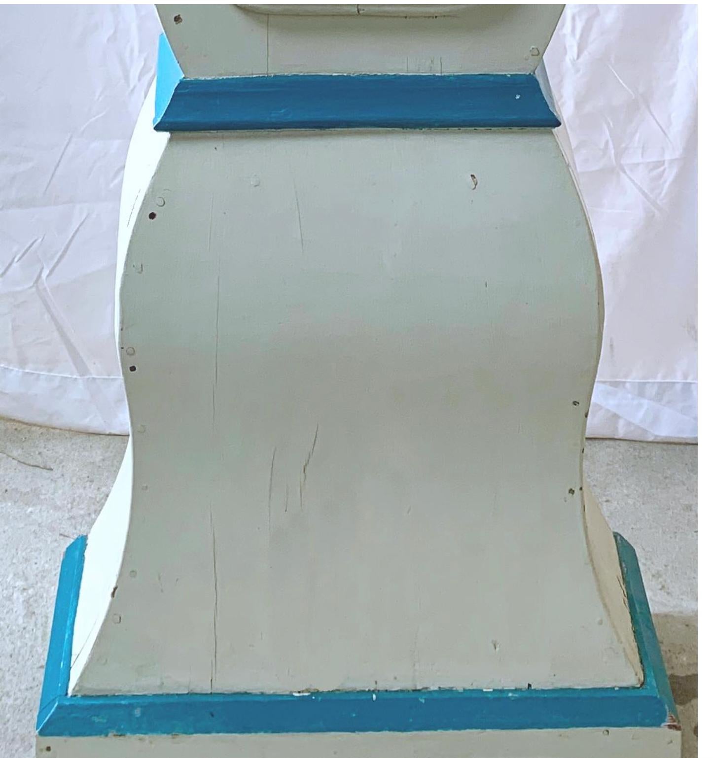 Mora Clock Swedish Early 1800s Antique Gustavian White Blue Gustavian 204cm In Good Condition For Sale In Lewes, England
