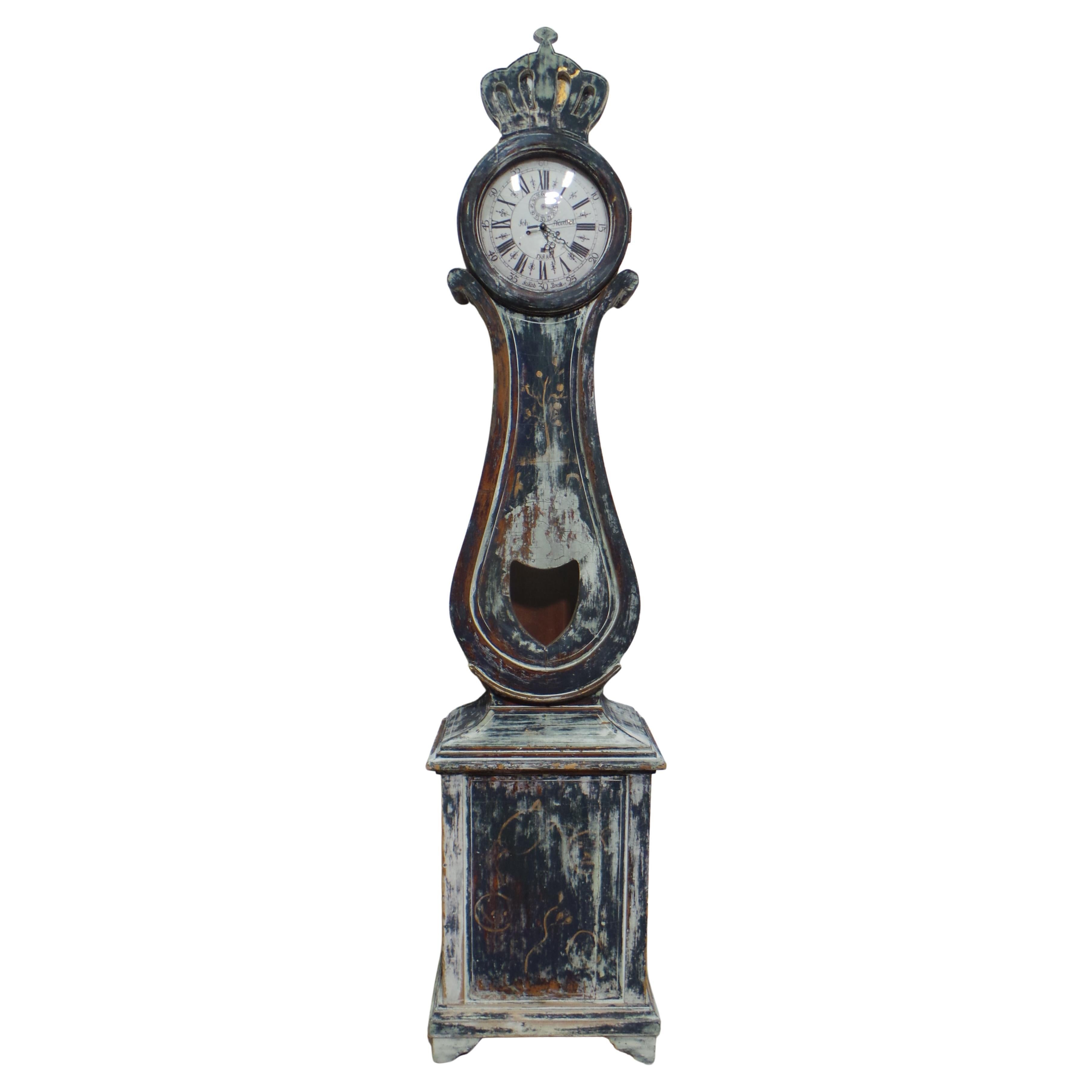 Horloge Mora, modèle suédois rare, peinture 100 % originale