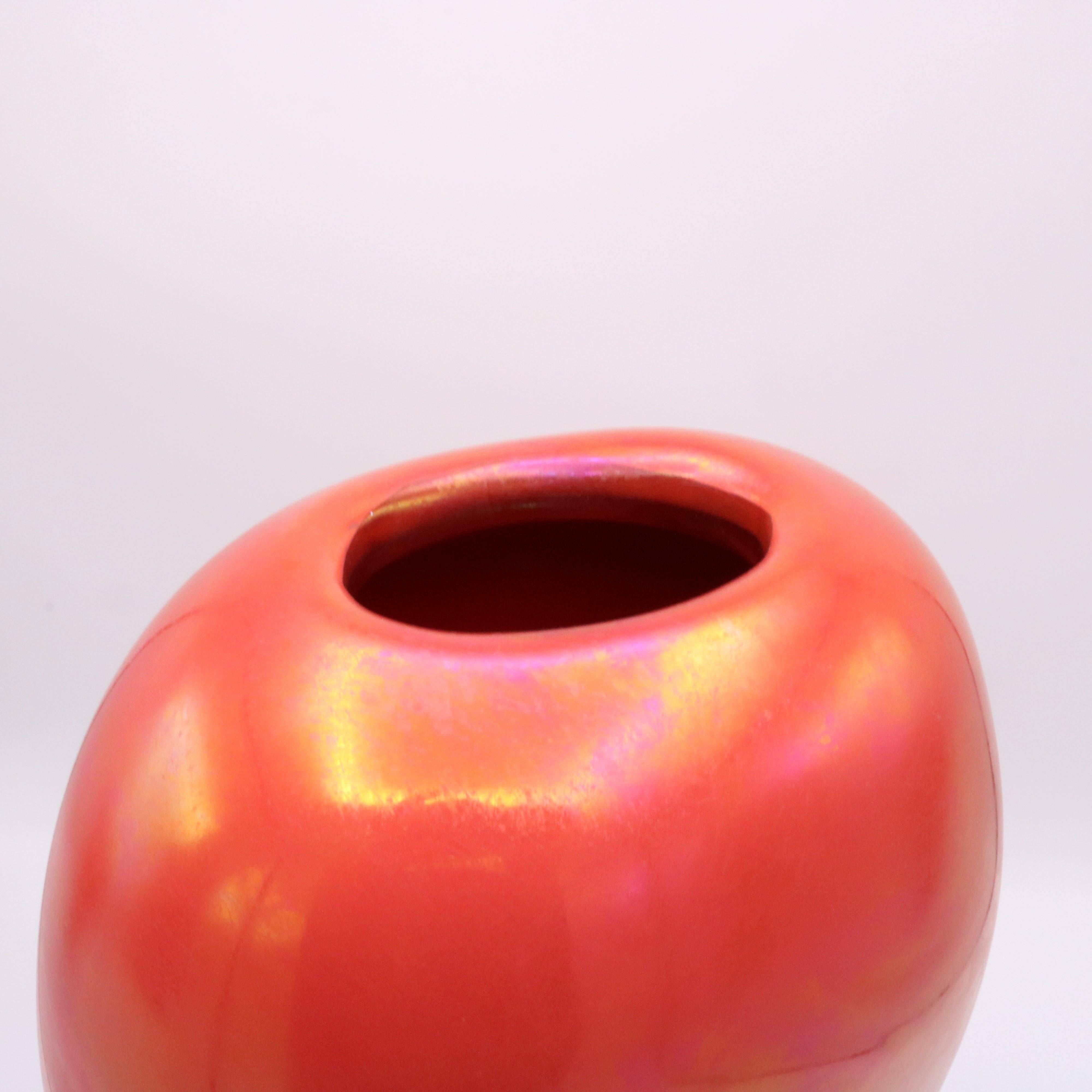 Vase italien en verre d'art Mora d'Alejandro Ruiz Excellent état - En vente à New York, NY
