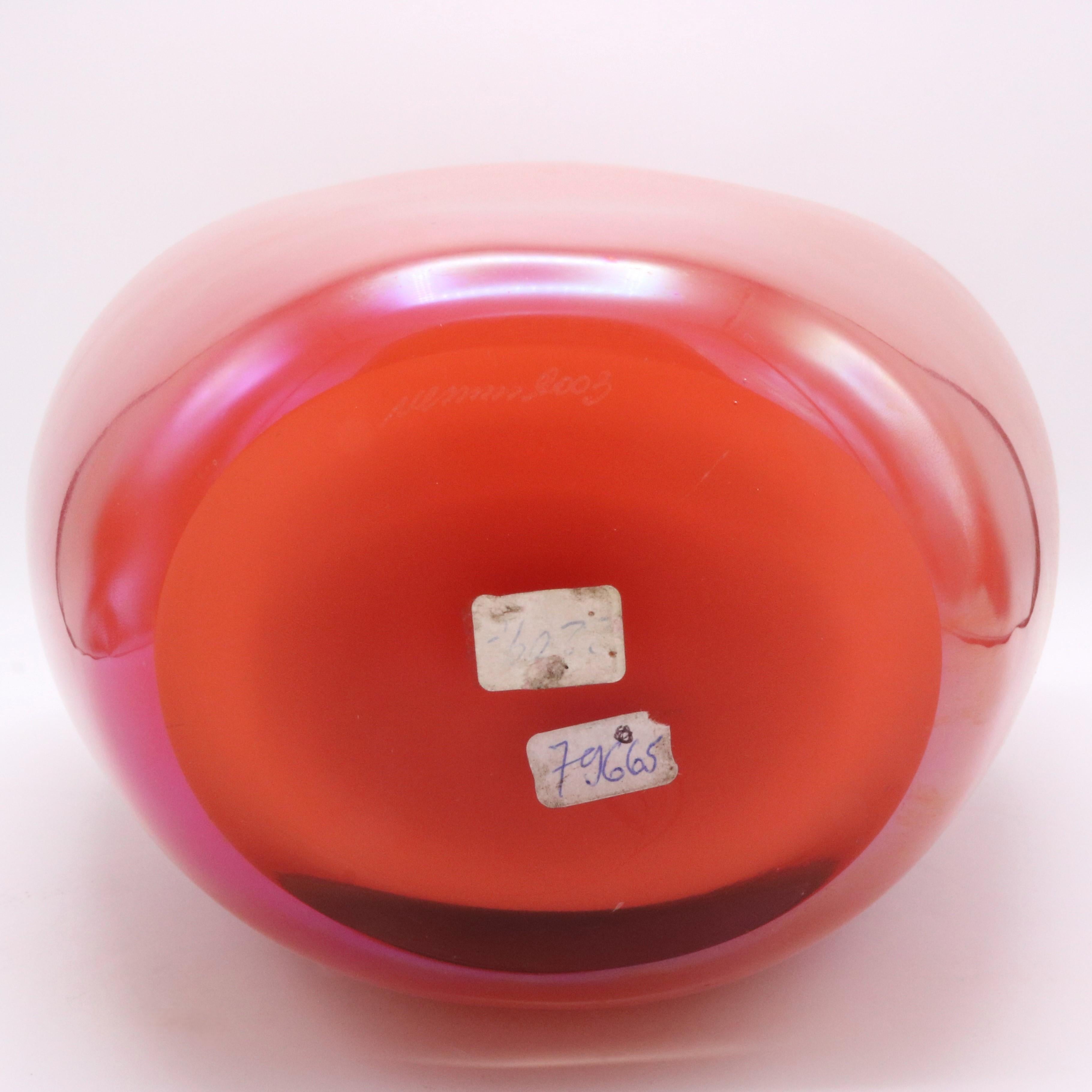 Vase italien en verre d'art Mora d'Alejandro Ruiz en vente 1