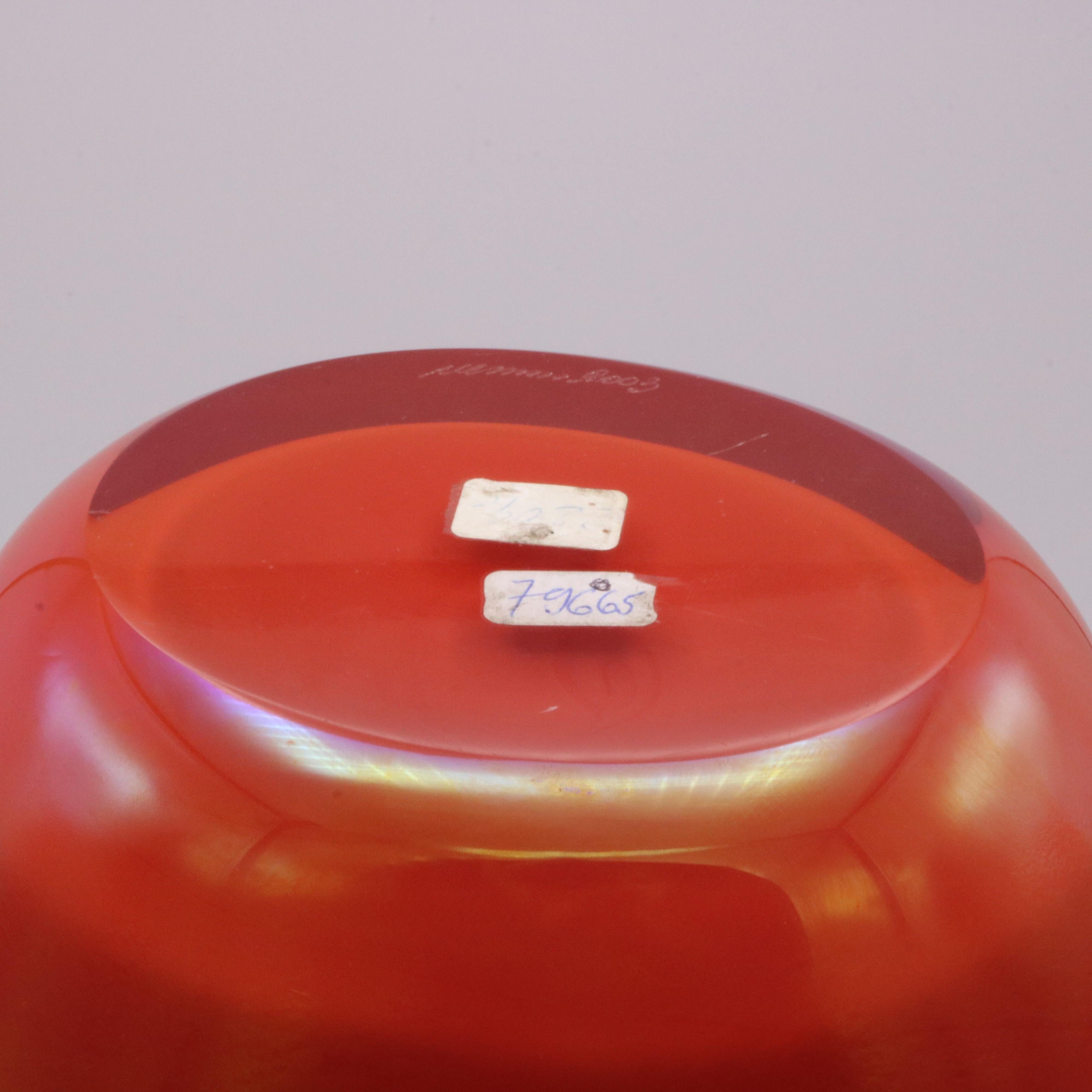 Vase italien en verre d'art Mora d'Alejandro Ruiz en vente 2