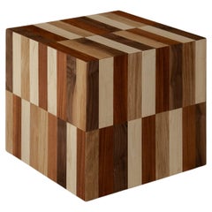 MORA beistelltisch aus tzalam, eiche, ahorn und nussbaum von Daniel Couttolenc