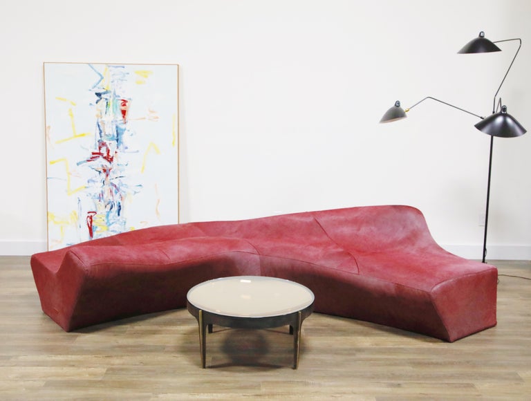 'Moraine' Biomorphic Sofa by Zaha Hadid for Sawaya & Moroni Italy, 2000, Signed 3
