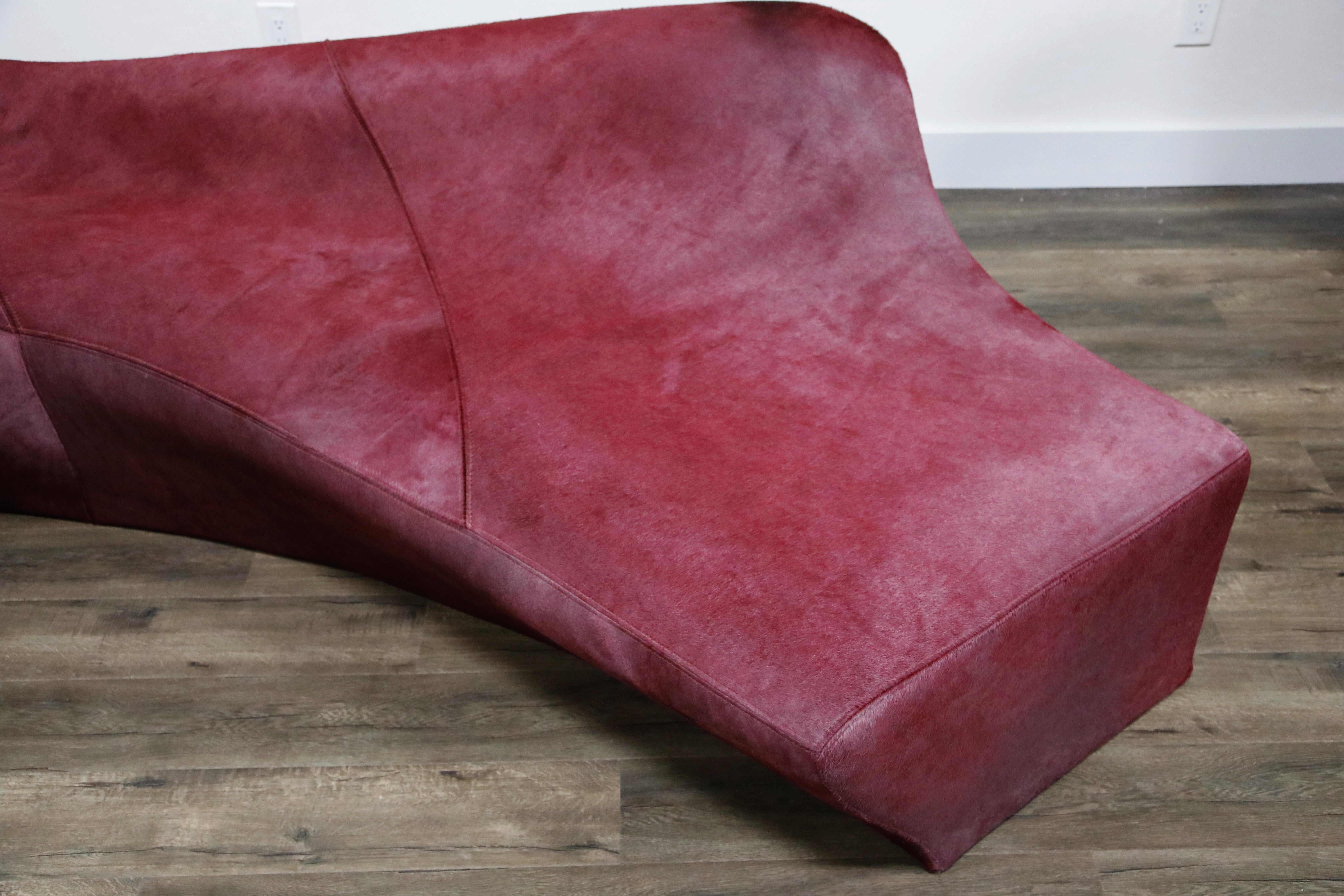 'Moraine' Biomorphic Sofa by Zaha Hadid for Sawaya & Moroni Italy, 2000, Signed 4