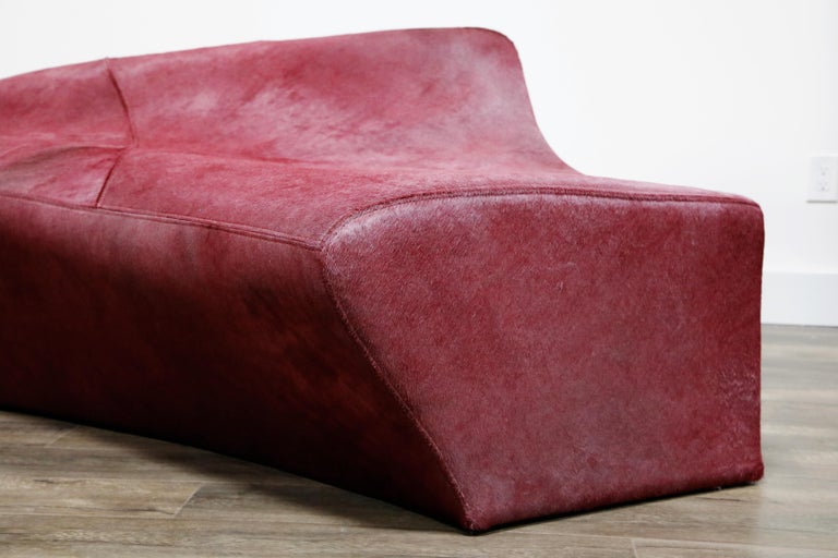 'Moraine' Biomorphic Sofa by Zaha Hadid for Sawaya & Moroni Italy, 2000, Signed 8