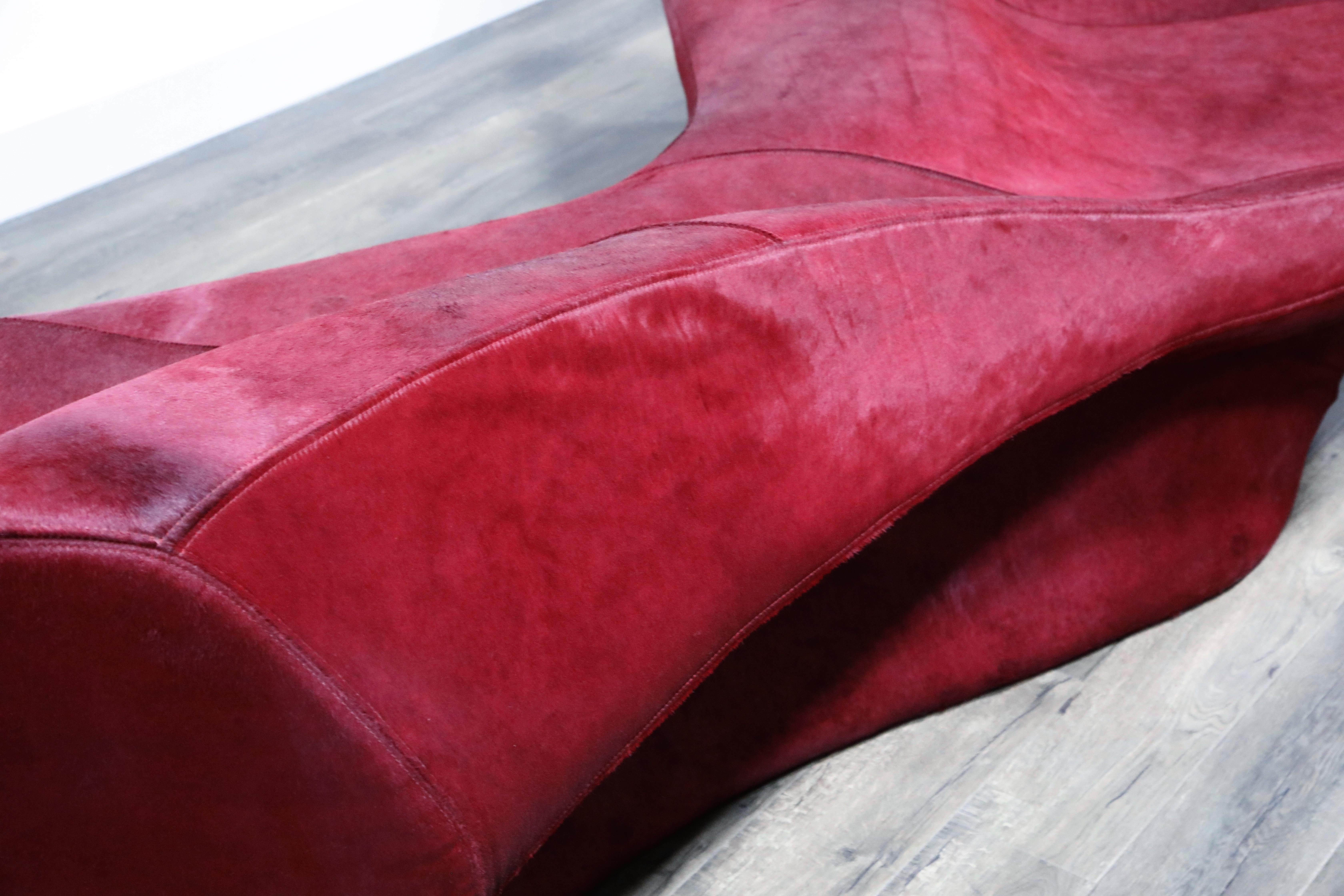 'Moraine' Biomorphic Sofa by Zaha Hadid for Sawaya & Moroni Italy, 2000, Signed 7