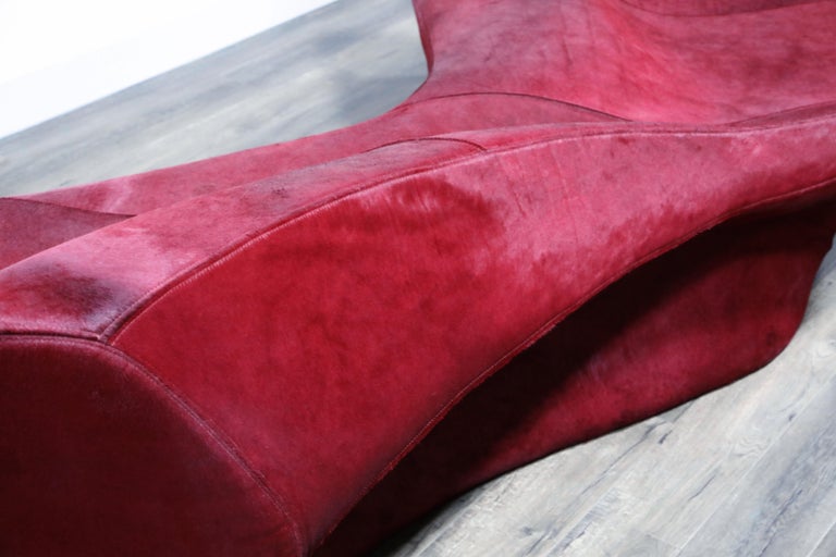 'Moraine' Biomorphic Sofa by Zaha Hadid for Sawaya & Moroni Italy, 2000, Signed 10