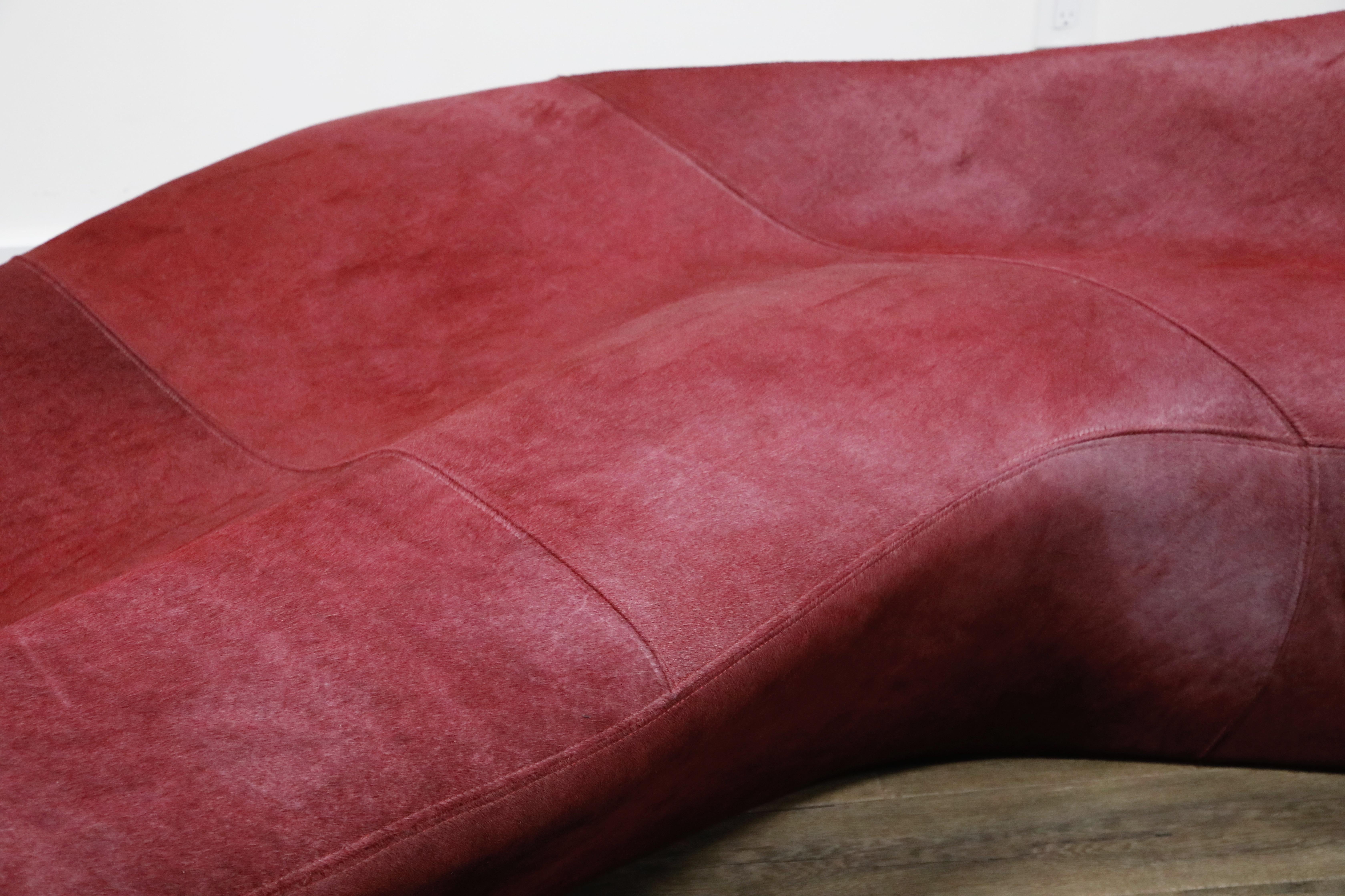 'Moraine' Biomorphic Sofa by Zaha Hadid for Sawaya & Moroni Italy, 2000, Signed 9