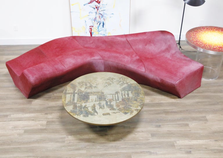 'Moraine' Biomorphic Sofa by Zaha Hadid for Sawaya & Moroni Italy, 2000, Signed 2