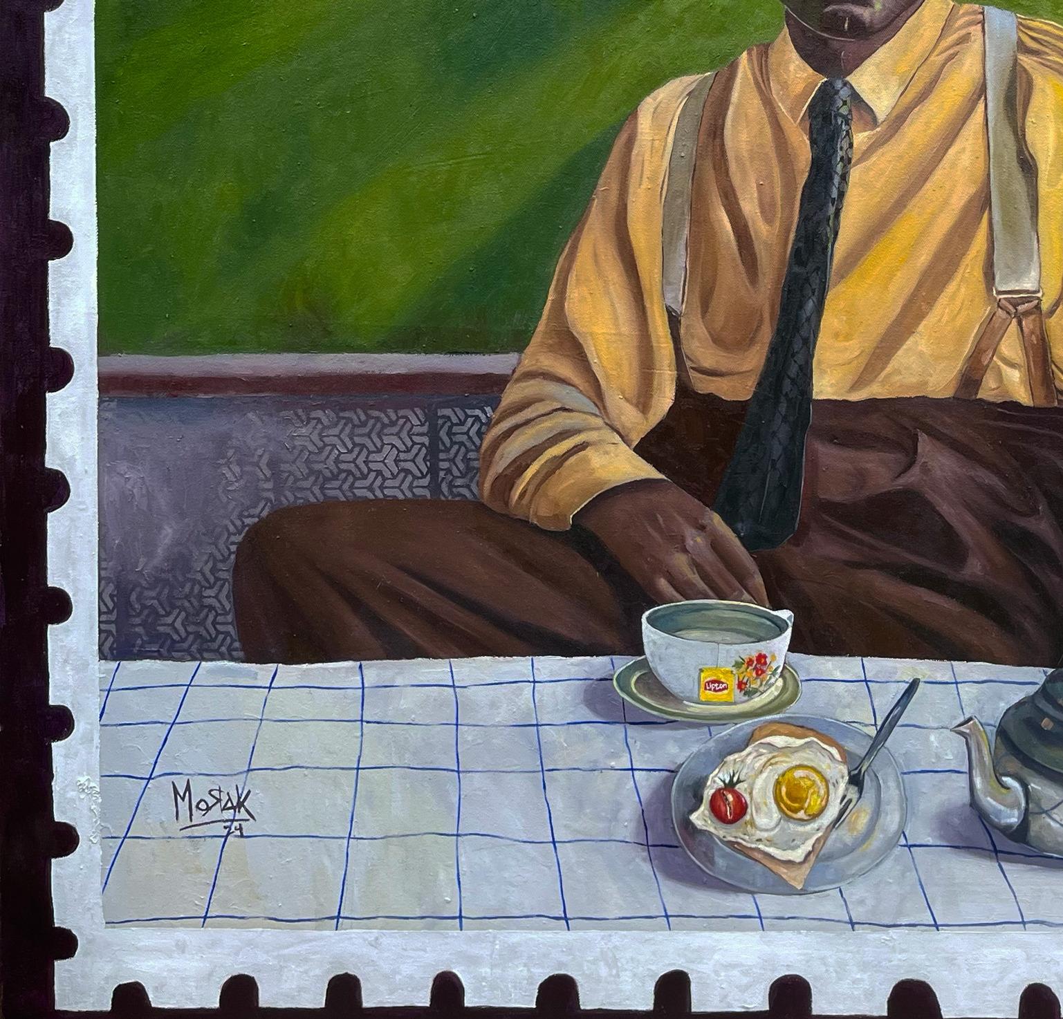 Versandverfahren
Versand in einem gut geschützten Rohr aus Nigeria
Dieses Werk ist ein Unikat, kein Druck oder eine andere Art von Kopie.
Begleitet von einem Echtheitszertifikat.

Über den Künstler
Morakinyo Femi ist ein bildender Künstler, der 1984