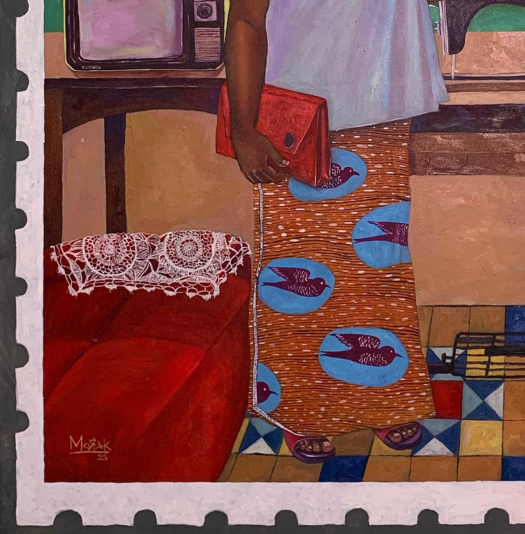 Giornata dell'Associazione - Interior Painting Marrone di Morakinyo Femi