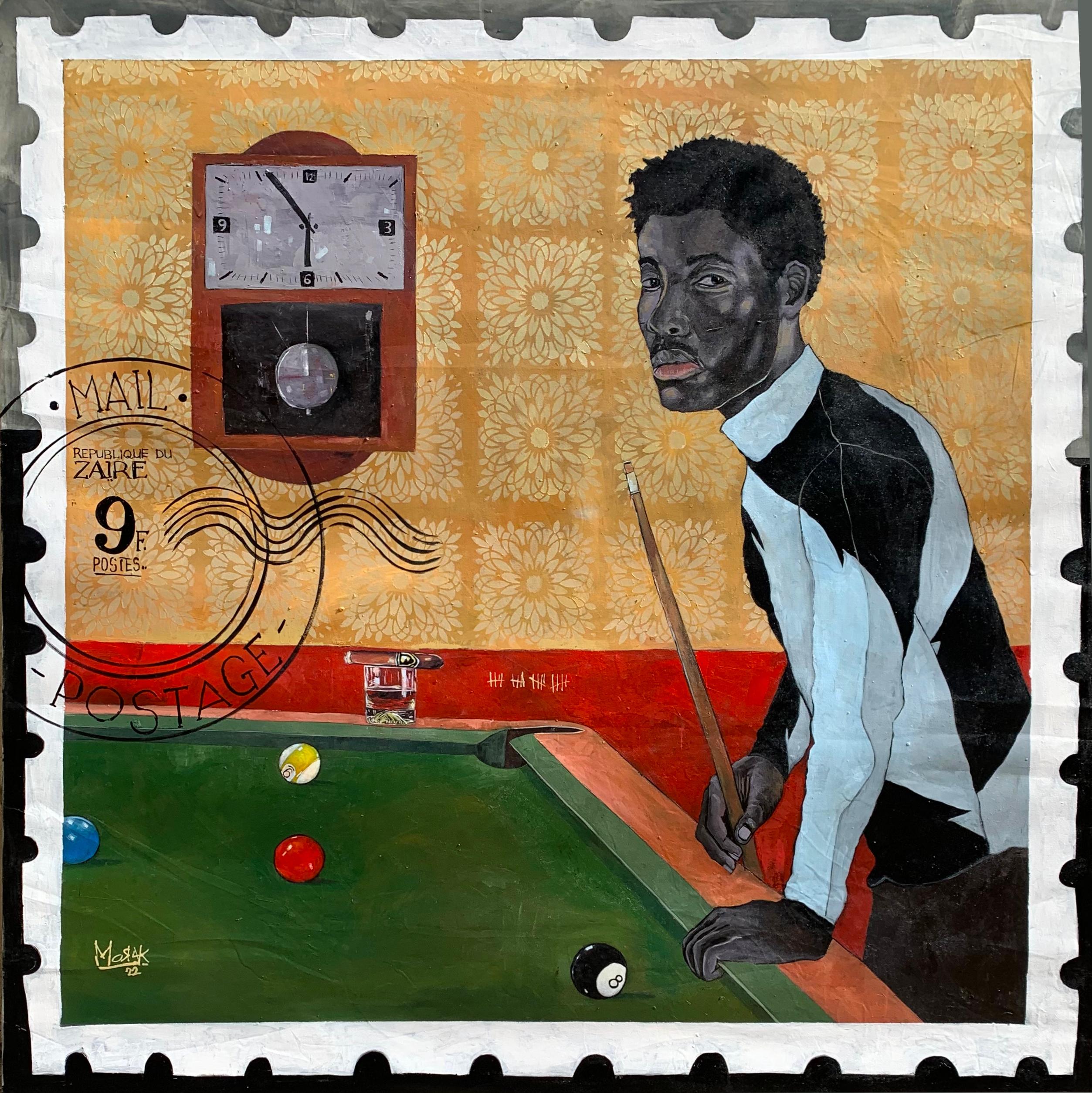 Morakinyo Femi Interior Painting - Eight Ball