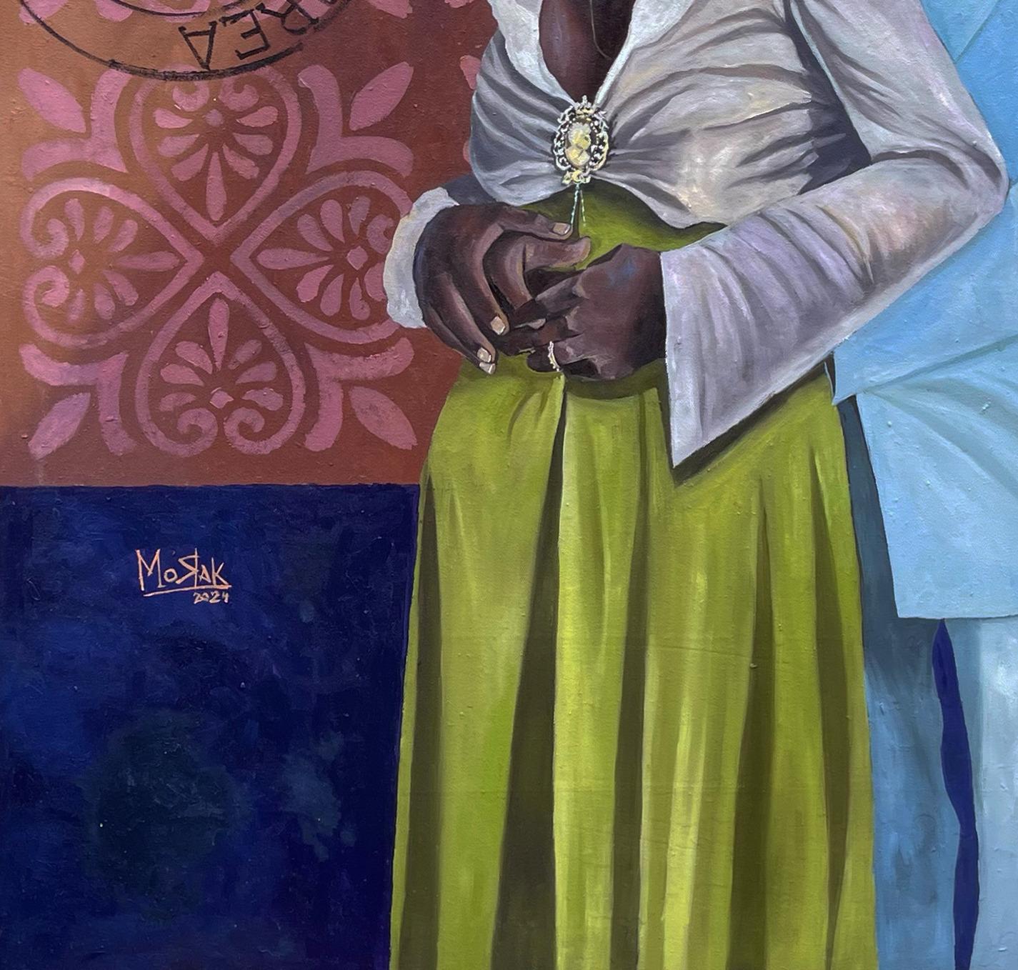 Procedimiento de envío
Se envía en un tubo bien protegido desde Nigeria
Esta obra es única, no es un grabado ni otro tipo de copia.
Acompañado de un Certificado de Autenticidad.

Sobre el artista
Morakinyo Femi es un artista visual nacido en Akure,