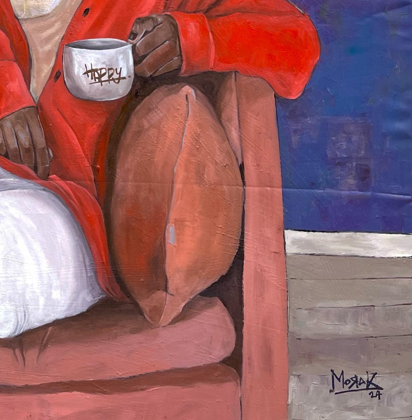 Versandverfahren
Versand in einem gut geschützten Rohr aus Nigeria
Dieses Werk ist ein Unikat, kein Druck oder eine andere Art von Kopie.
Begleitet von einem Echtheitszertifikat.

Über den Künstler
Morakinyo Femi ist ein bildender Künstler, der 1984