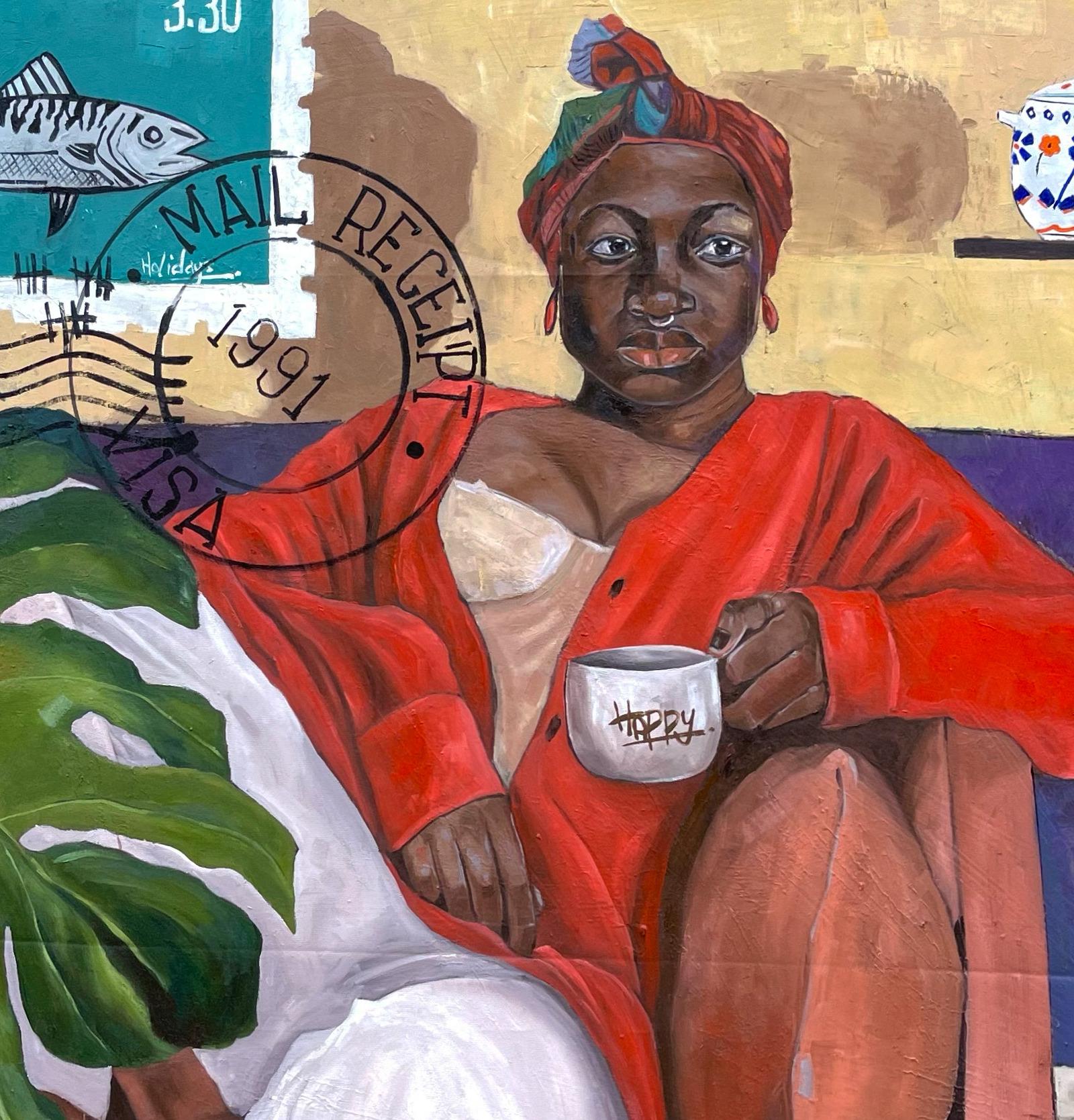 Reflections - 21. Jahrhundert, Contemporary, Figurativ, Porträt, Afrika, Menschen im Angebot 1