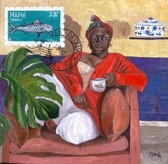 Riflessioni - 21° secolo, Contemporaneo, Figurativo, Ritratto, Africa, Persone