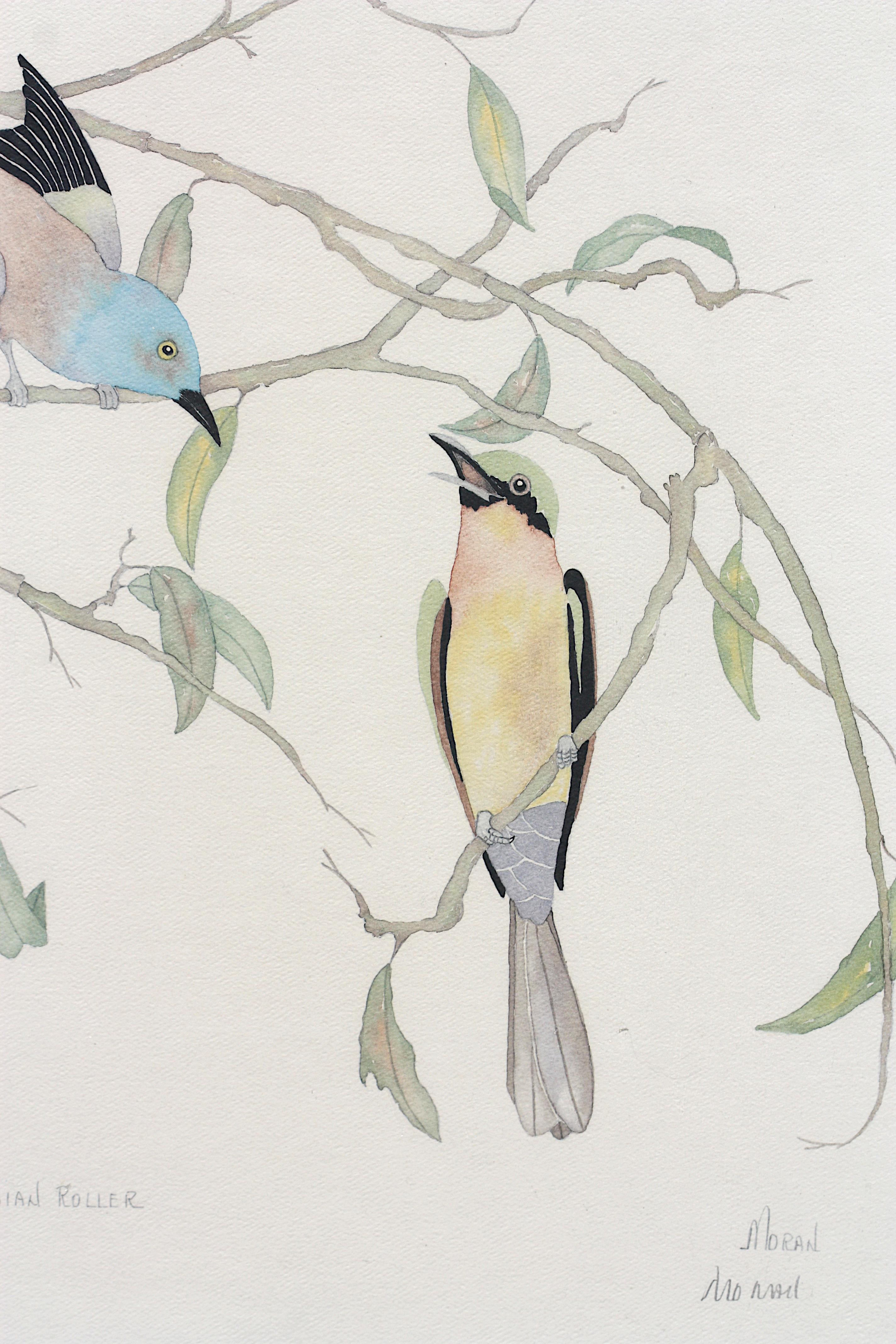 Moran, rouleau indien à queue d'hirondelle, aquarelle Bon état - En vente à West Palm Beach, FL