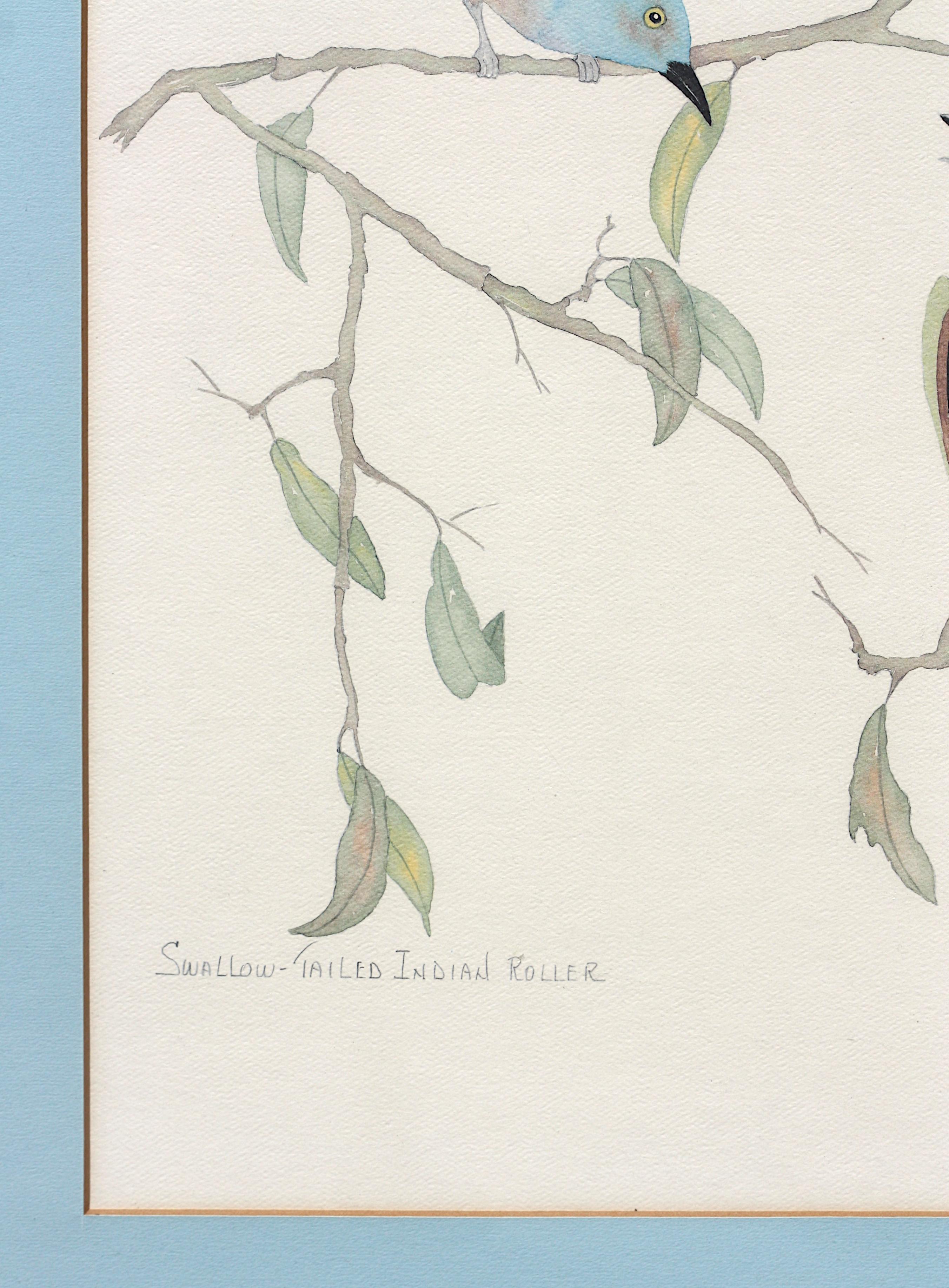 Papier Moran, rouleau indien à queue d'hirondelle, aquarelle en vente