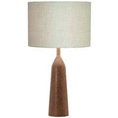 Morandi Contemporary Minimalist Table Lamp in Brazilian Wood Cumarú.