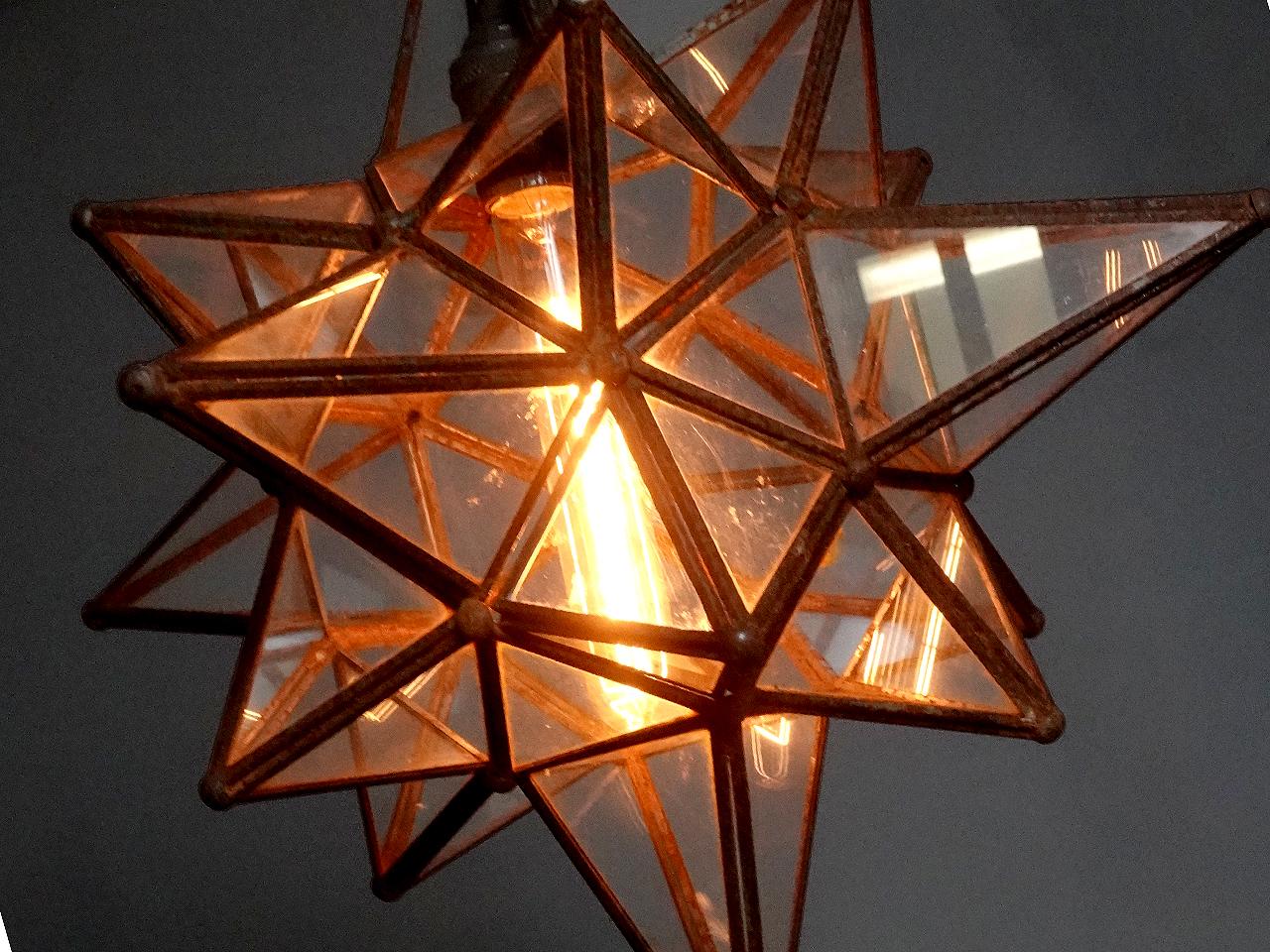 20th Century Moravian Star Pendent For Sale