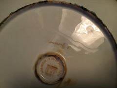 Morbelli “Il Giorno“ Porcelain Wall Plate Pure Gold, 1960, Italy