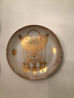 Morbelli Porcelain Wall Plate “Gioielli Italici”, 1987 Italy