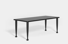 "Morbio" Ash Wood and Fenix Dining Table by Achille Castiglioni for Meritalia