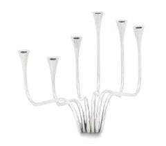 Morch x Michelsen Bolgeslag Sterling Candelabra