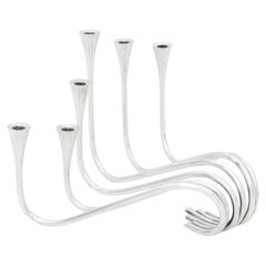 Morch x Michelsen Bolgeslag Sterling Candelabra