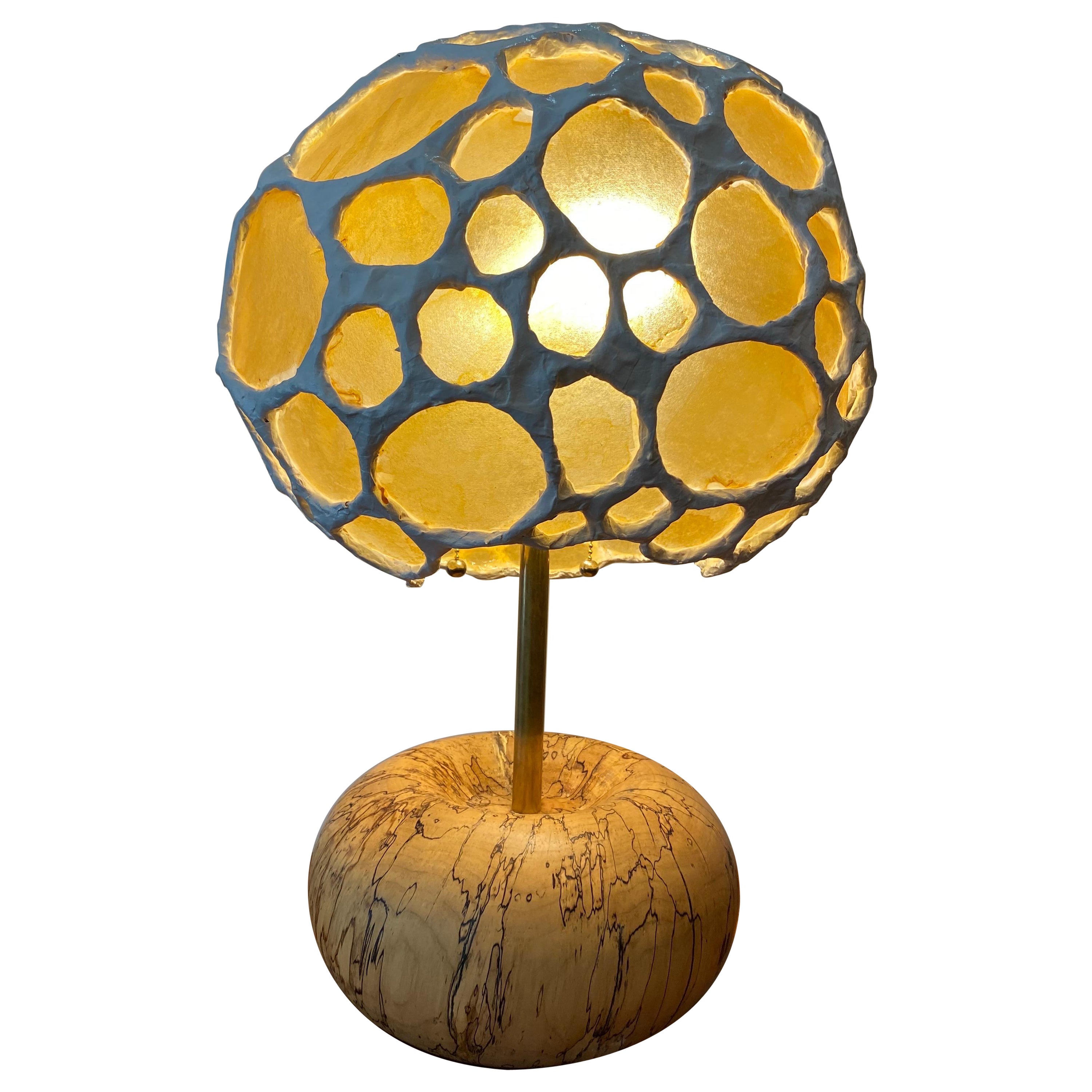 Mushroom-Lampe Morchella von Nate Hill