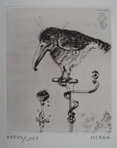 The Little Bird - Original Etching Handsigned, Ltd 75 copies