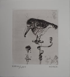 The Little Bird - Original Etching Handsigned, Ltd 75 copies