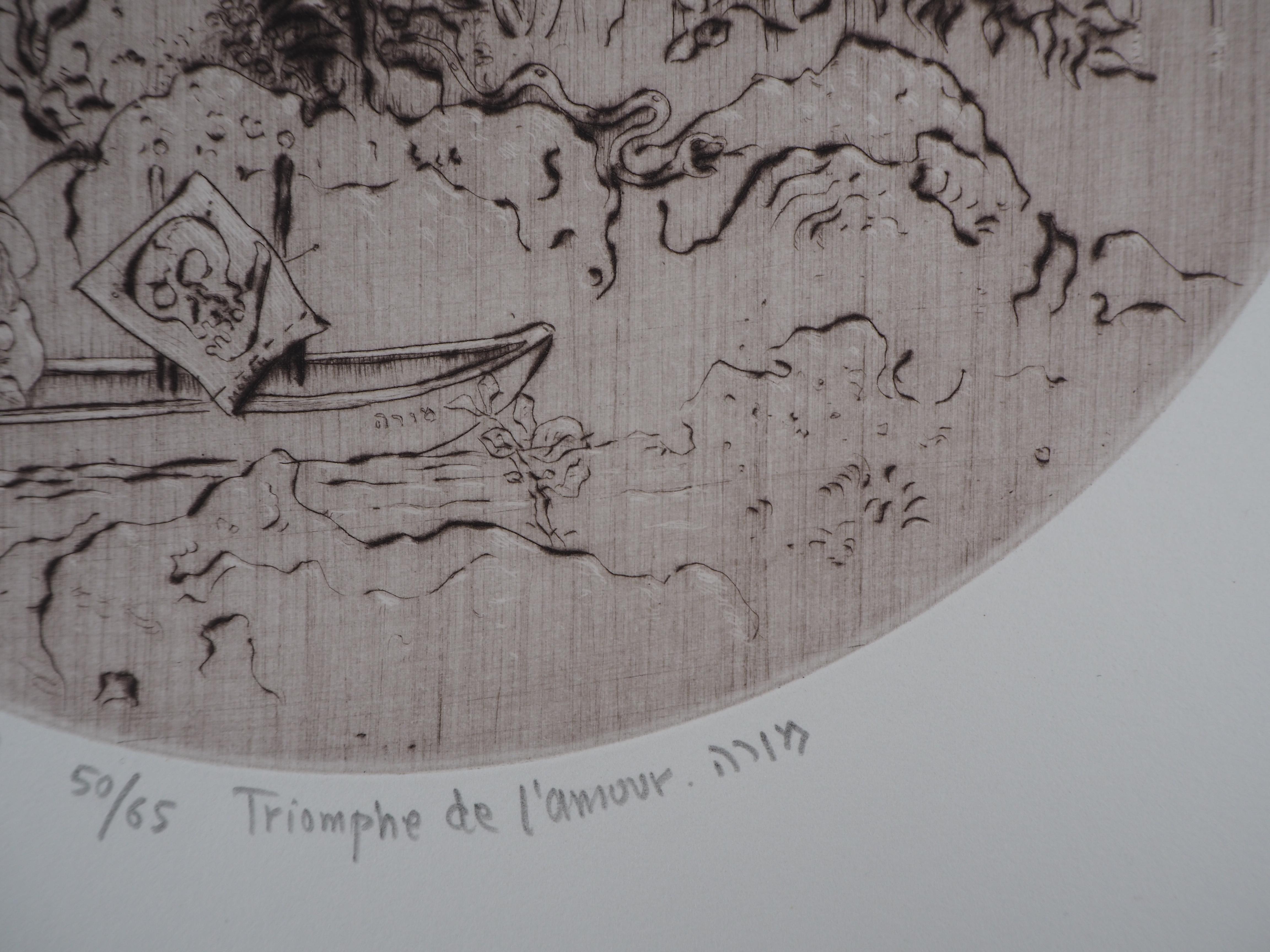 The Triumph of Love - Etching, Handsigned and Numbered /65 copies For Sale 2